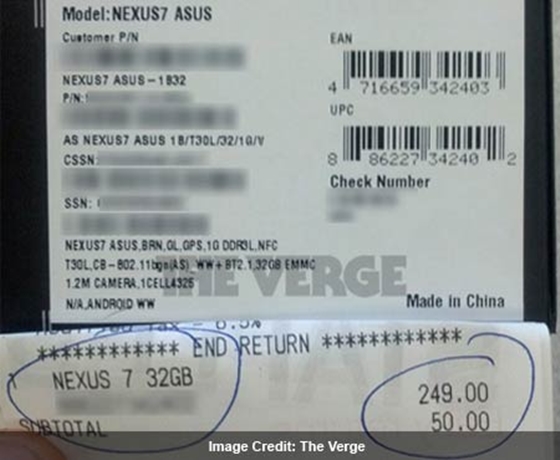Choáng với Nexus 7 giá 2 triệu đồng 2