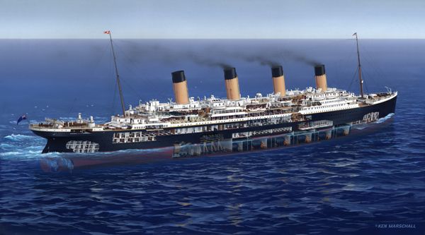 Những Con Tàu Ấn Tượng Nhất Khiến Titanic Trở Nên Nhỏ Bé  YouTube