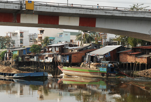 Cuộc sống trong khu "ổ chuột" ở Sài Gòn 1