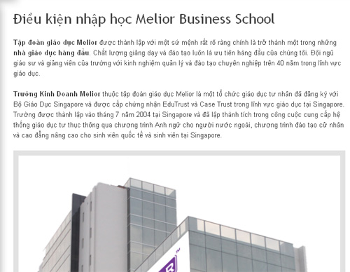 Chiêu PR để "ẵm" học phí trăm triệu của trường Melior 1