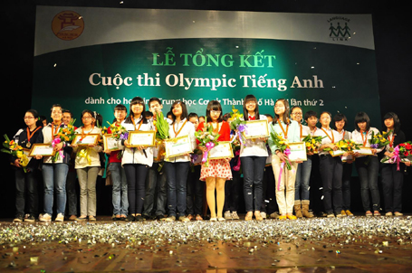 Thí sinh đạt giải Olympic tiếng Anh 2013 sẽ được cộng điểm vào lớp 10 1