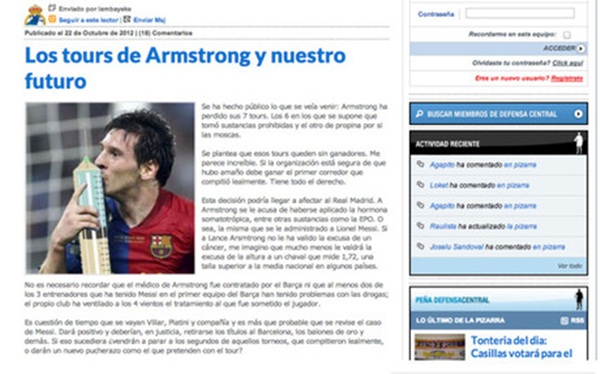 "Defensa Central" phải công khai xin lỗi Messi 1