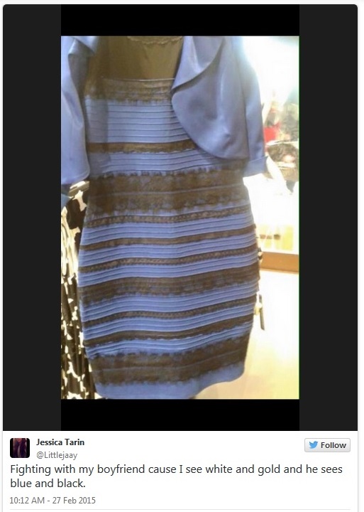 Chiếc váy đổi màu gây tranh cãi trên toàn thế giới
