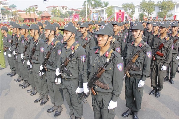 Lễ khai giảng trang nghiêm của Học viện Cảnh sát nhân dân 