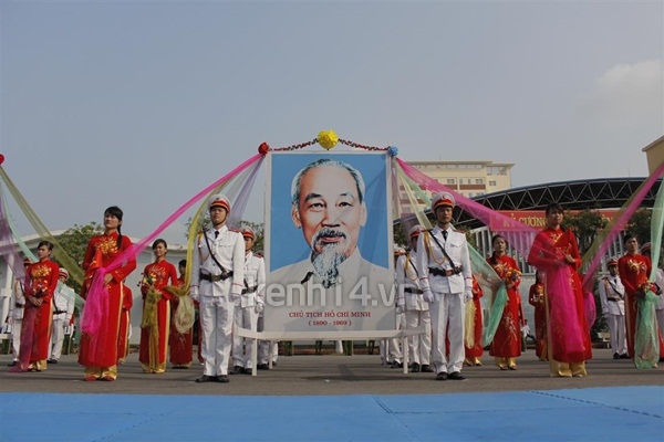 Lễ khai giảng trang nghiêm của Học viện Cảnh sát nhân dân 