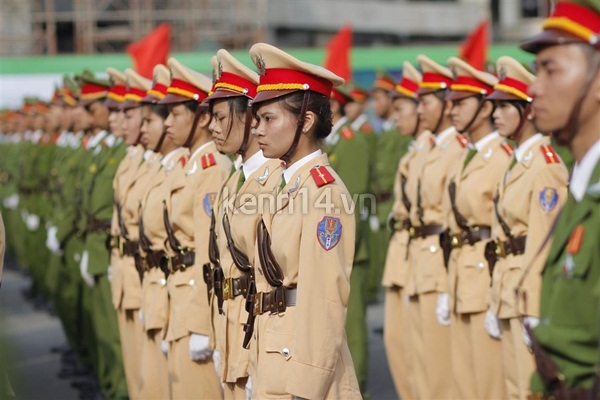 Lễ khai giảng trang nghiêm của Học viện Cảnh sát nhân dân 