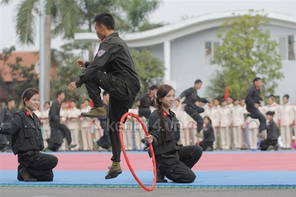 Lễ khai giảng trang nghiêm của Học viện Cảnh sát nhân dân 