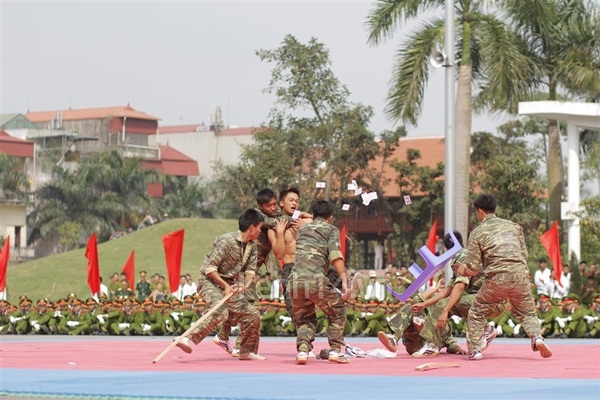 Lễ khai giảng trang nghiêm của Học viện Cảnh sát nhân dân 