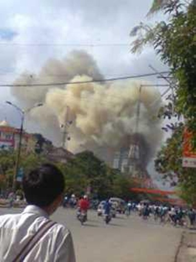 Cháy lớn ở tòa nhà cao nhất Hà Tĩnh, một người tử vong 4