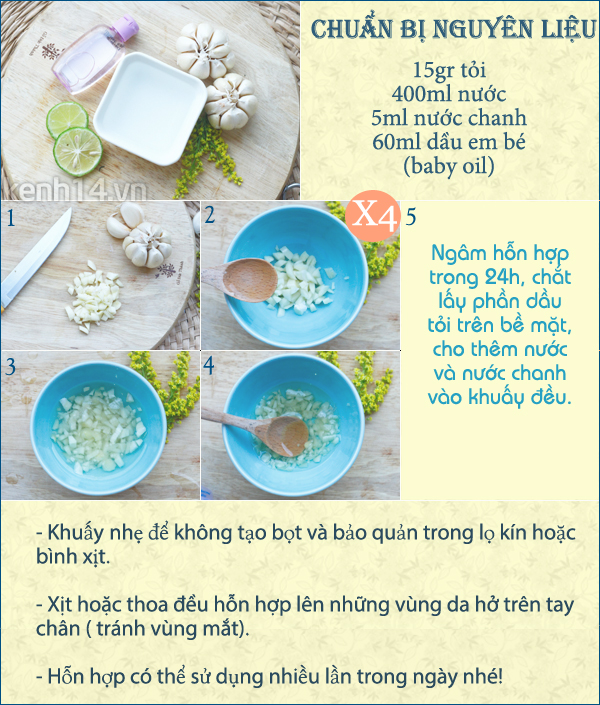 Thuốc chống muỗi tự chế an toàn mà hiệu quả