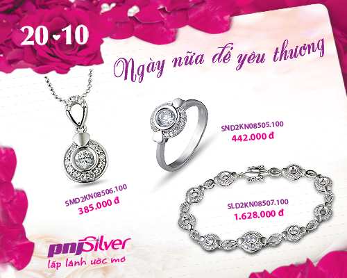Trang sức PNJSilver – Quà tặng ý nghĩa ngày 20/10 Trang sức PNJSilver – Quà tặng ý nghĩa ngày 20/10