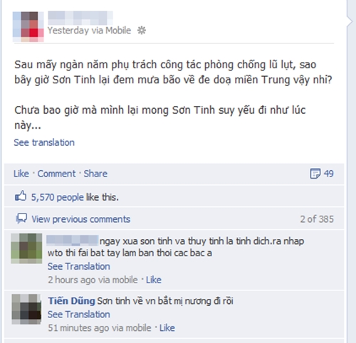 Cư d&acirc;n mạng li&ecirc;n tục hướng về t&acirc;m cơn b&atilde;o số 8 9