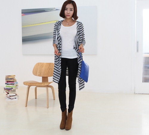 4 cách mix cardigan dáng dài nhanh và "chất" 3