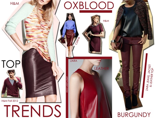 Ấm áp và nổi bật với item màu đỏ Oxblood 1