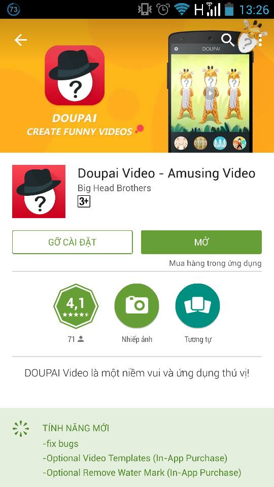 Doupai: Doupai là ứng dụng tuyệt vời để biến những khoảnh khắc đơn giản trở nên vui nhộn và độc đáo hơn bao giờ hết. Hãy sử dụng Doupai để tạo ra những video độc đáo và chia sẻ với bạn bè của mình.
