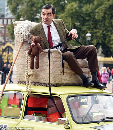 Bé hạt tiêu màu xanh Mini 1000 gắn liền với Mr Bean