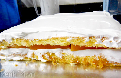 Nướng bánh gatô xoài vàng ươm ngọt lịm 11