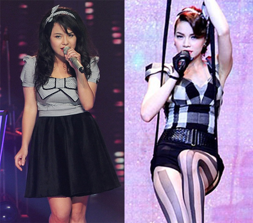 Th&iacute; sinh nữ đội H&agrave; Hồ "copy cat" xtyle của HLV
