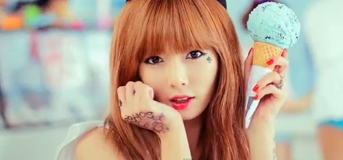 Make up ngọt "đến tan chảy" như HyunA trong Ice Cream 9