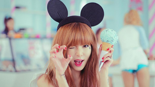 Make up ngọt "đến tan chảy" như HyunA trong Ice Cream 10