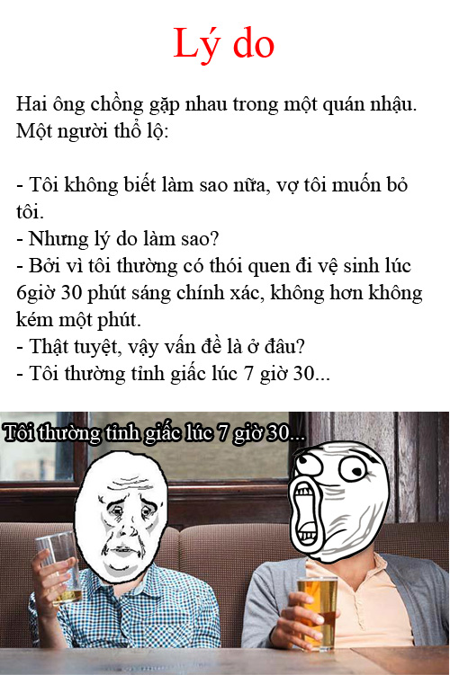 [Truyện cười] Lý do