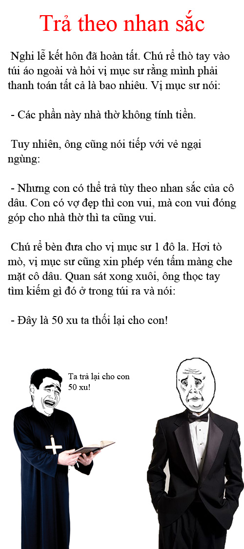 [Truyện cười] Trả theo nhan sắc 1