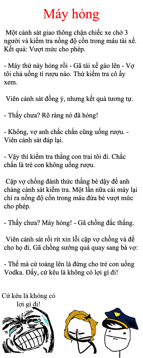 [Truyện cười] Máy hỏng 1