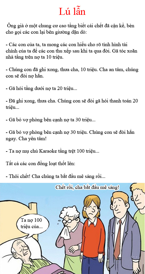 [Truyện cười] Lú lẫn 1