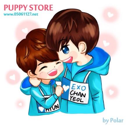 Hình chibi EXO dễ thương cute  VFOVN