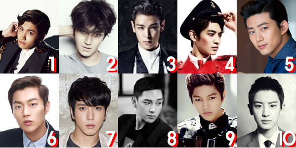 Top 5 thành viên điển trai nhất các nhóm nhạc Kpop 1