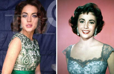 Lindsay Lohan "chôm" trang sức của Elizabeth Taylor 1