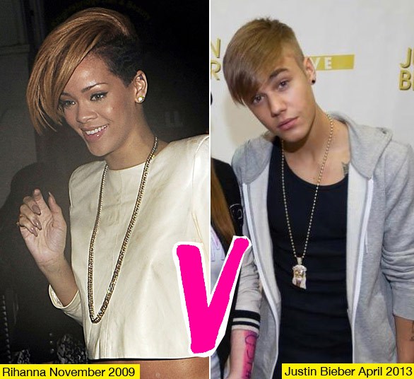 Justin Bieber bị chê vì tóc mới giống hệt Rihanna 3