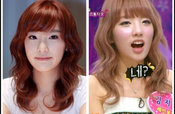 Kim Jisook (Rainbow) bị tố “nhái” Taeyeon (SNSD) 4