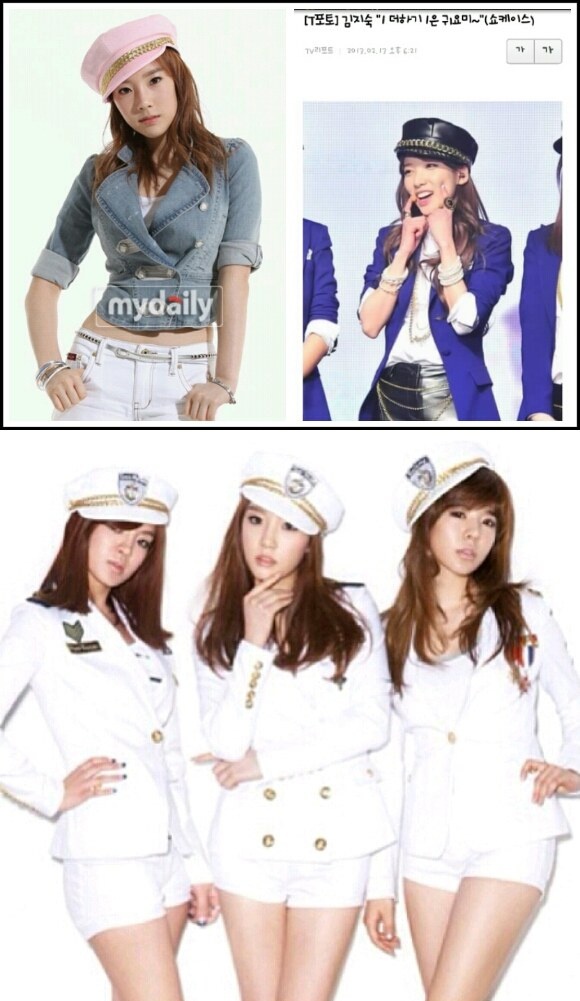 Kim Jisook (Rainbow) bị tố “nhái” Taeyeon (SNSD) 6