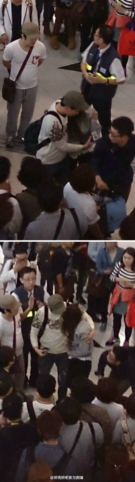 Jessica (SNSD) bị ngã ở sân bay Hồng Kông 2