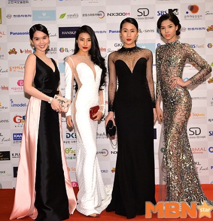 Dàn người mẫu Việt Nam được báo chí Hàn khen ngợi 2
