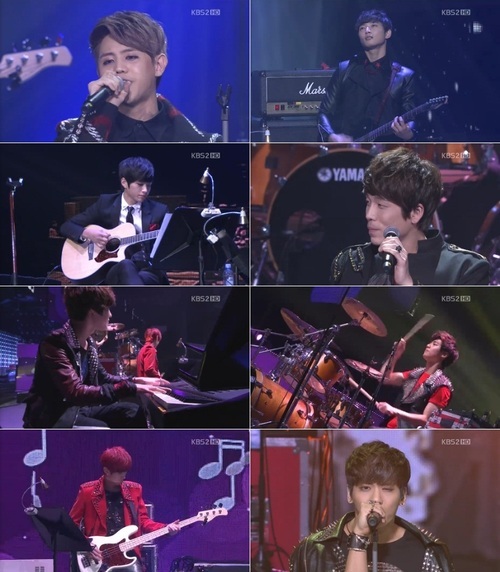 Idol Super Band hạ gục khán giả KBS "Gayo Daejun" 1