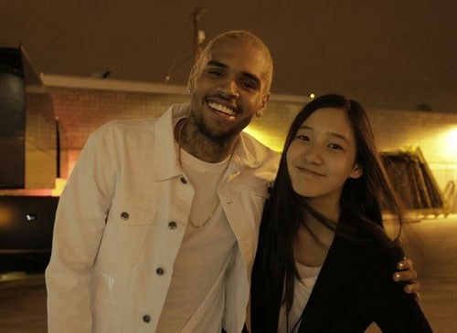 T-ara N4 sang Mỹ gặp gỡ Chris Brown 1