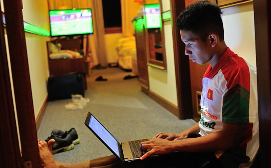 Nhật ký U19 Việt Nam: Các cầu thủ được thoải mái lướt web 2