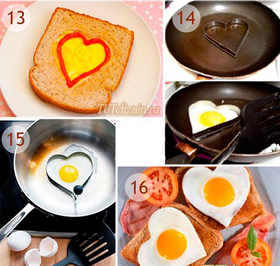 Mách bạn bữa sáng tình yêu dễ thương dễ làm 4