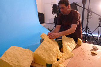 Nuốt nước bọt trước tranh phong cảnh l&agrave;m từ đồ ăn 14