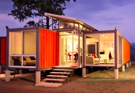 Loạt nhà siêu đẹp làm từ container chở hàng 33