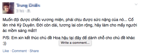 Sau chỉ trích, cộng đồng mạng đồng lòng bảo vệ tân Hoa hậu Việt Nam 4