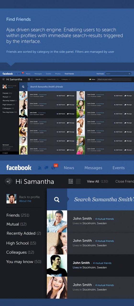 Giao diện Facebook "tái thiết kế" đẹp mắt 11