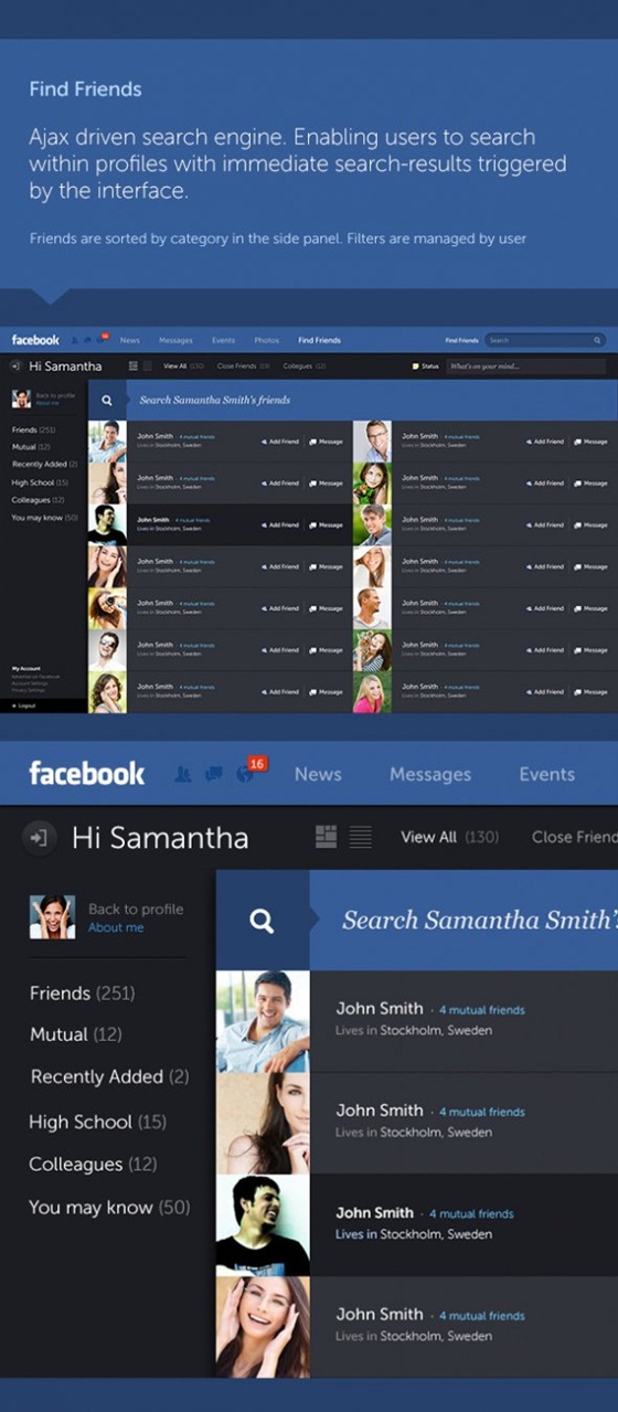 Giao diện Facebook "t&aacute;i thiết kế" đẹp mắt 11