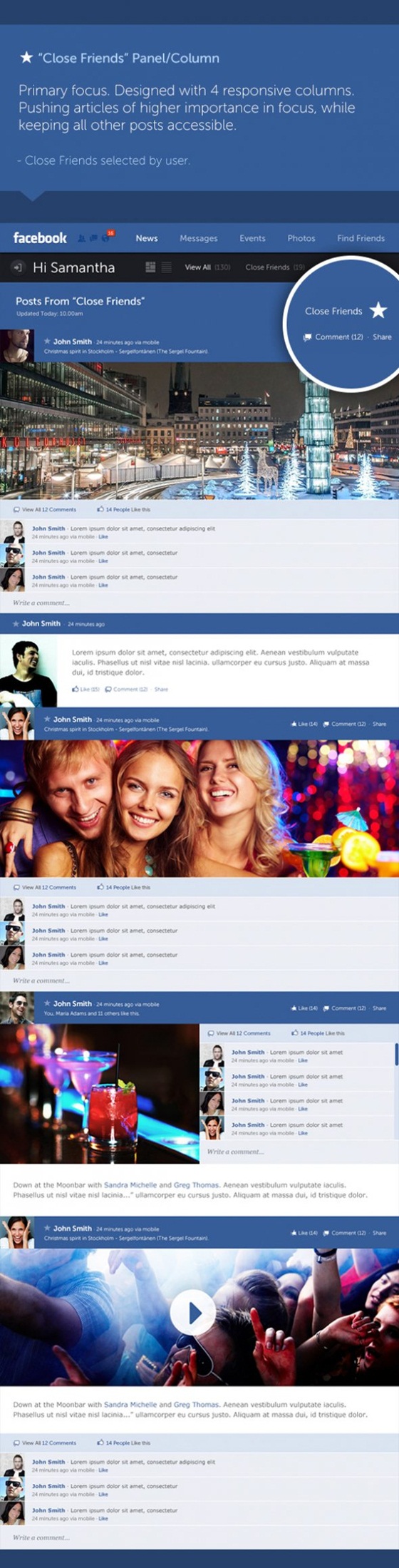 Giao diện Facebook "tái thiết kế" đẹp mắt 5
