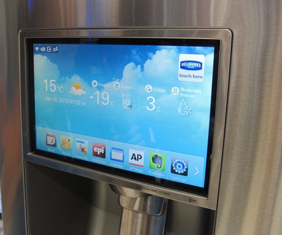 Samsung cho ra mắt... tủ lạnh chạy Android 5