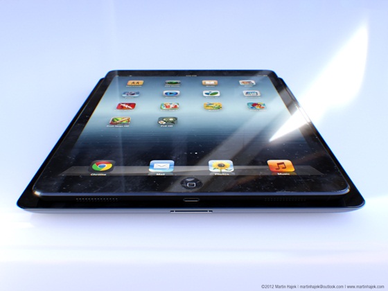 Bản concept iPad thế hệ 5 giống hệt... iPad Mini 2