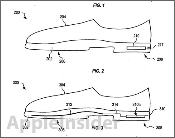 Apple đăng kí bản quyền... “giày thông minh” 1