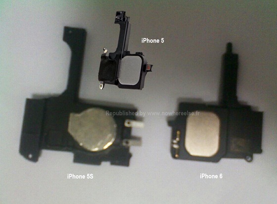 iPhone 5S và iPhone 6 lộ diện linh kiện phần cứng 1